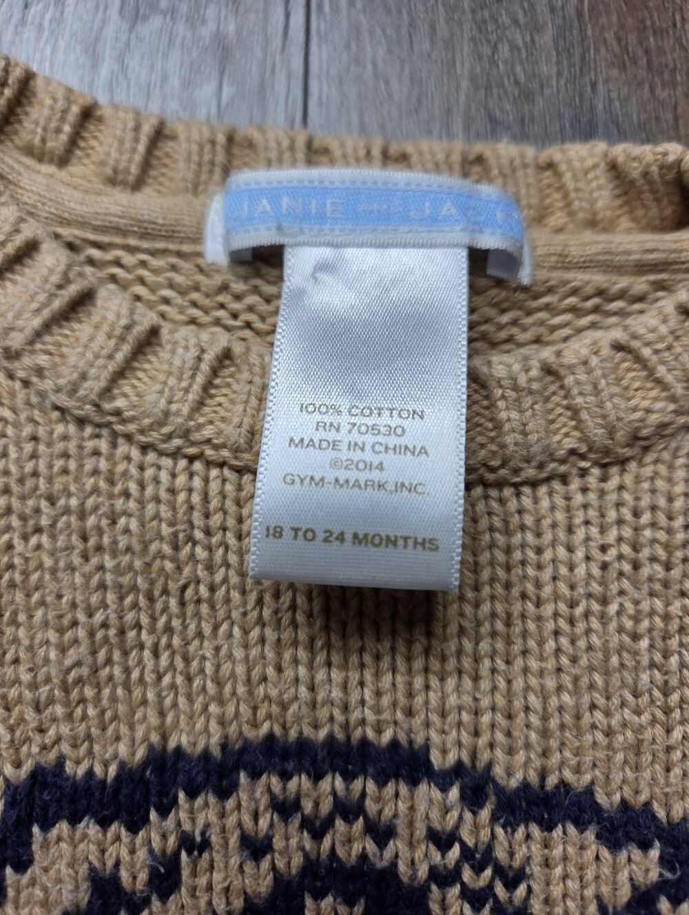 Janie And Jack #bluetag Boys Dog Sweater 18-24 Months - Picture 3 of 4